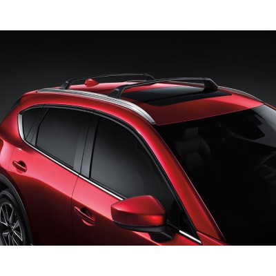 Ensemble barres transversales et longerons de toit pour Mazda CX-5 2017-21.  PRIX RÉDUIT - EN ENTREPÔT.